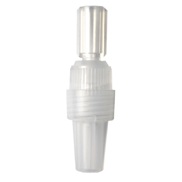 Rotating Male Luer Lock Connector With Cap Muroplas Experts In Medical Device Plastic Parts 