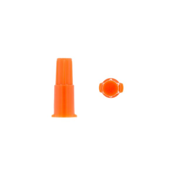 Luer Lock Mini Cap Orange