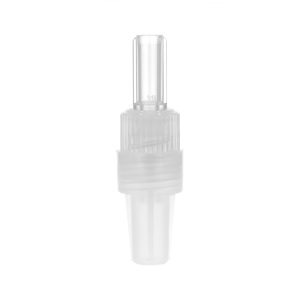 Rotating Male Luer Lock Connector Transparent With Cap