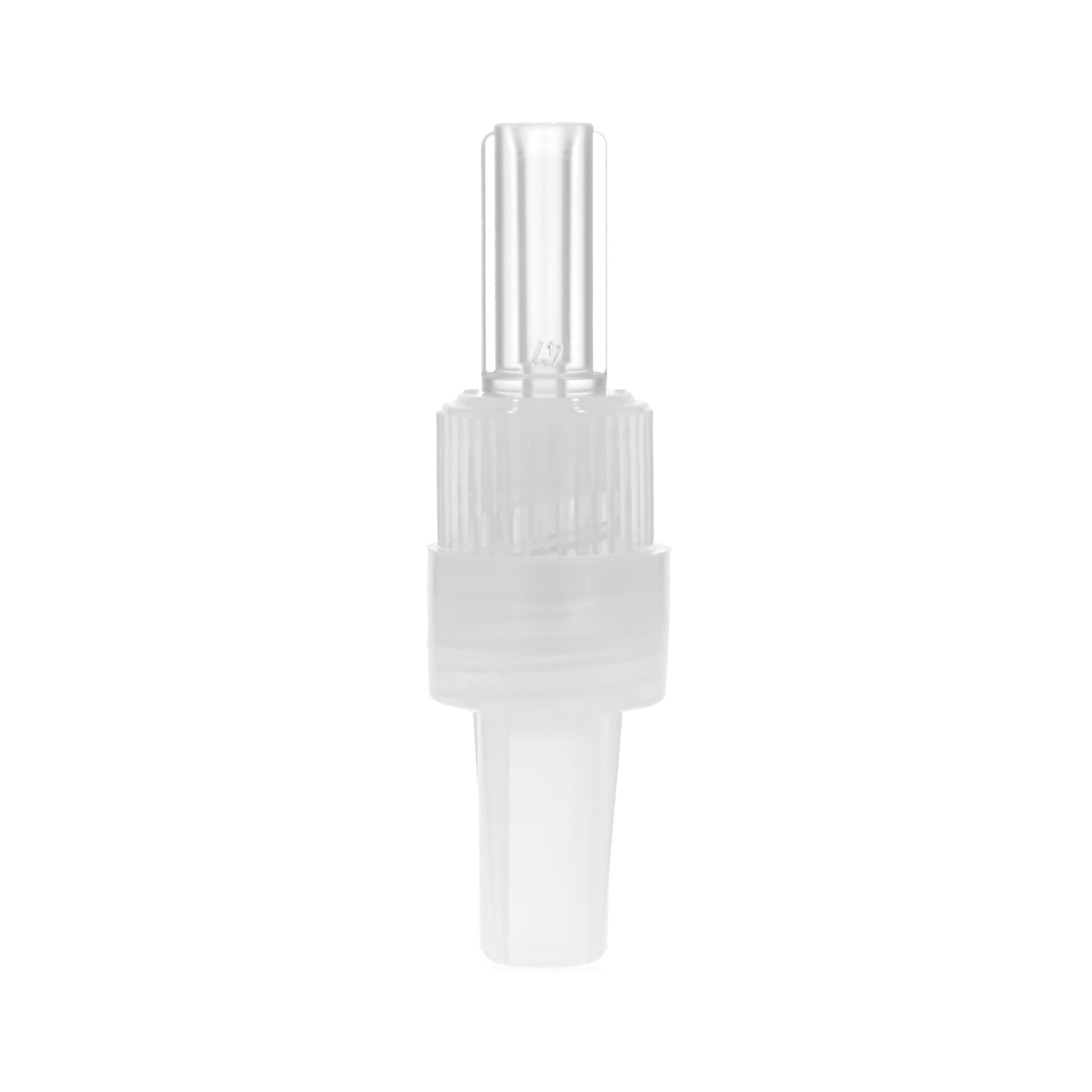 Rotating Male Luer Lock Connector Natural with Cap